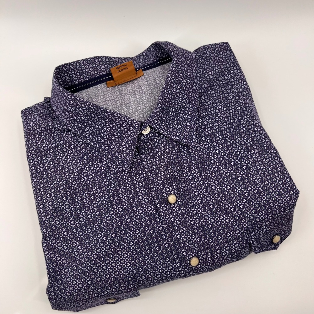 Ariat Mens Long Sleeve Geometric Print Snap Button Western Shirt XXL‎ - Picture 2 of 11